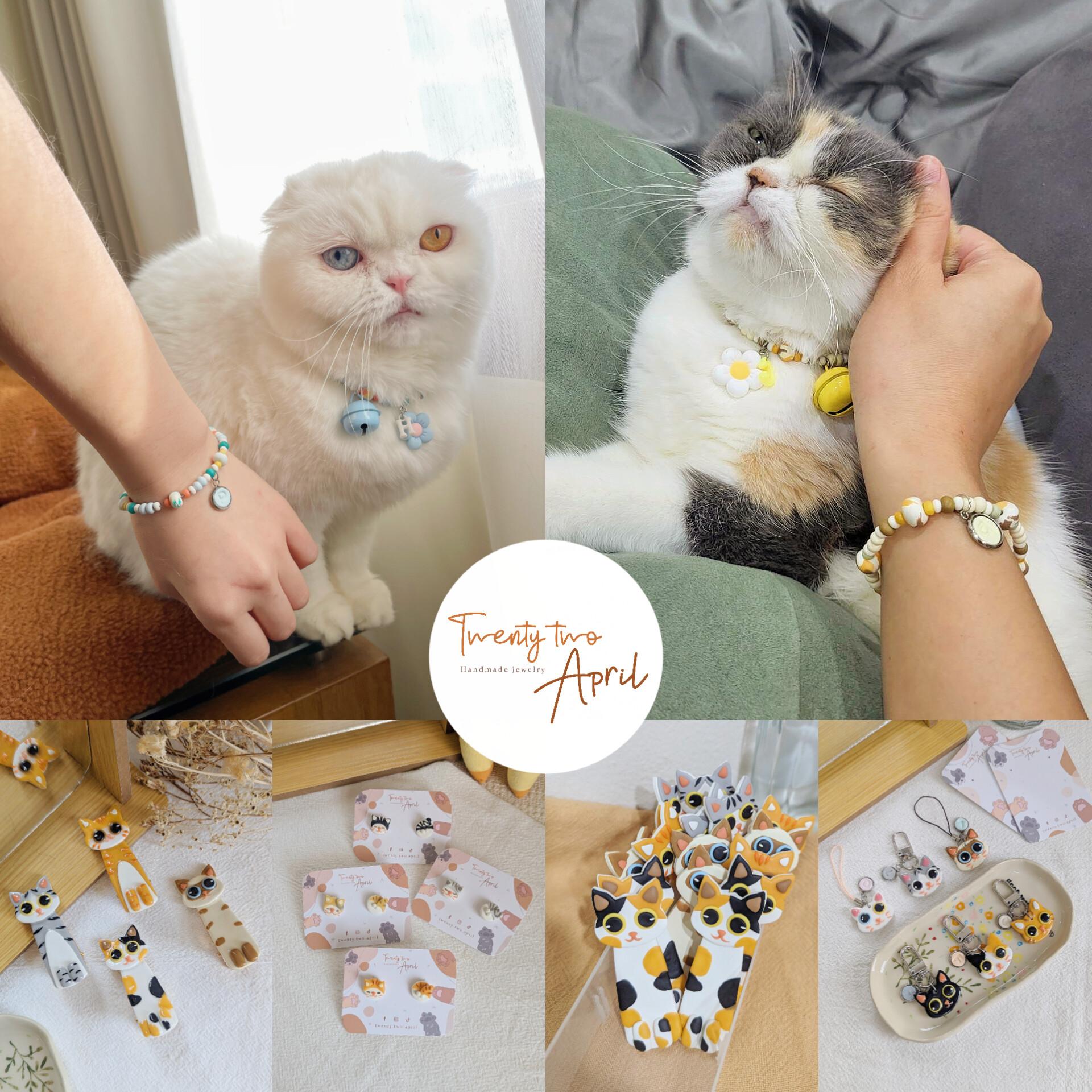 泰國的手工飾品品牌 Twenty.Two.April(展位編號:3B-P50)帶來一系列獨一無二的飾品,產品包括耳環、手鏈、項鏈、鑰匙扣、髮飾等,並融入可愛的貓咪元素,充滿創意與溫暖手作風格。