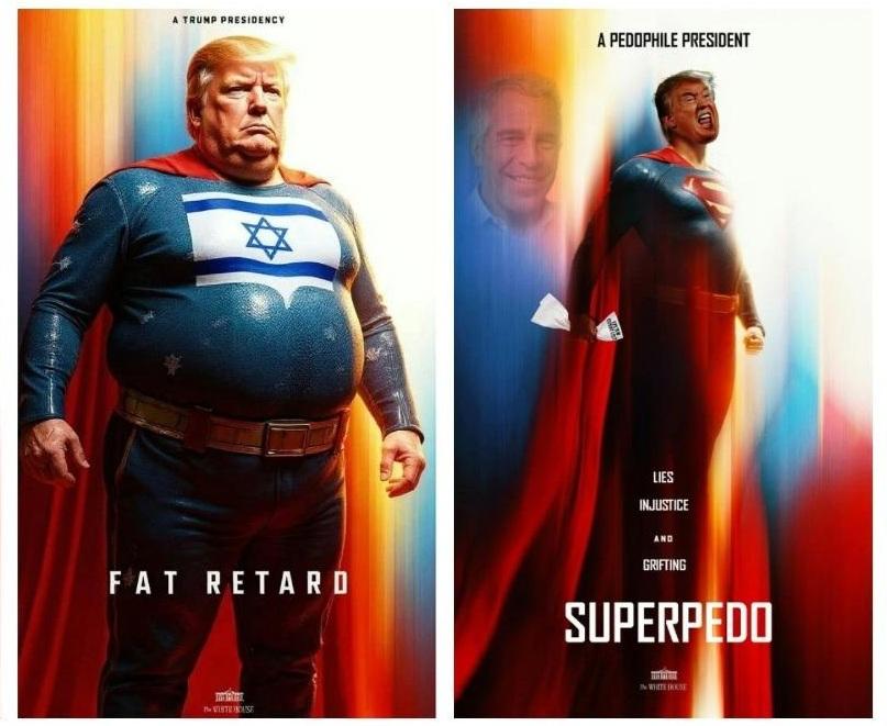 白宮上載「特朗普超人」迷因辯稱憲法無禁止 網民惡搞變凸肚超人