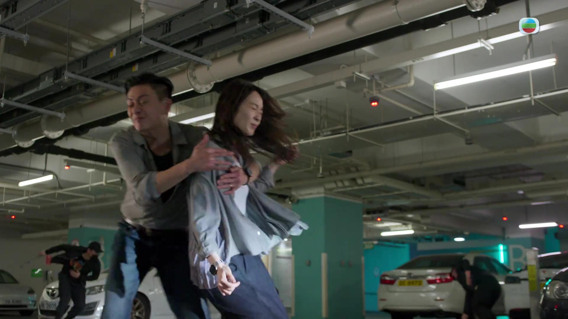 蔡潔在《執法者們》獲黃宗澤英雄救美。