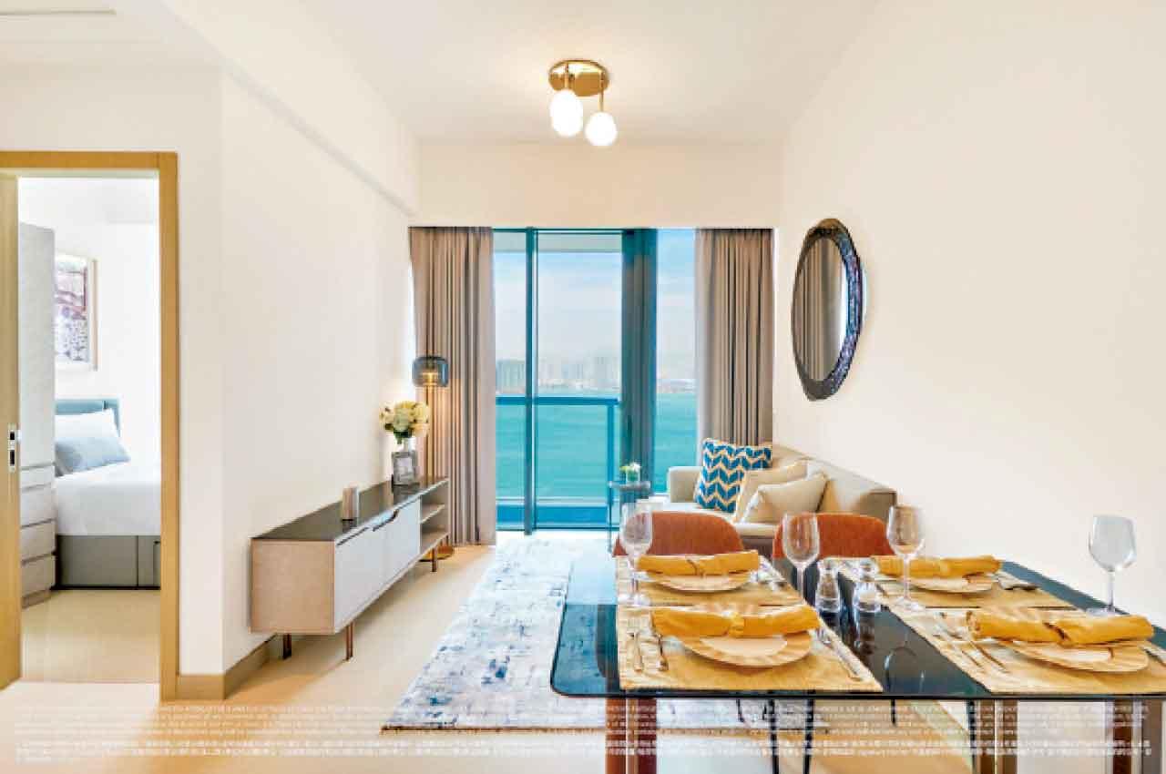 海璇II 開放式戶型可選擇連家具單位或現樓單位。