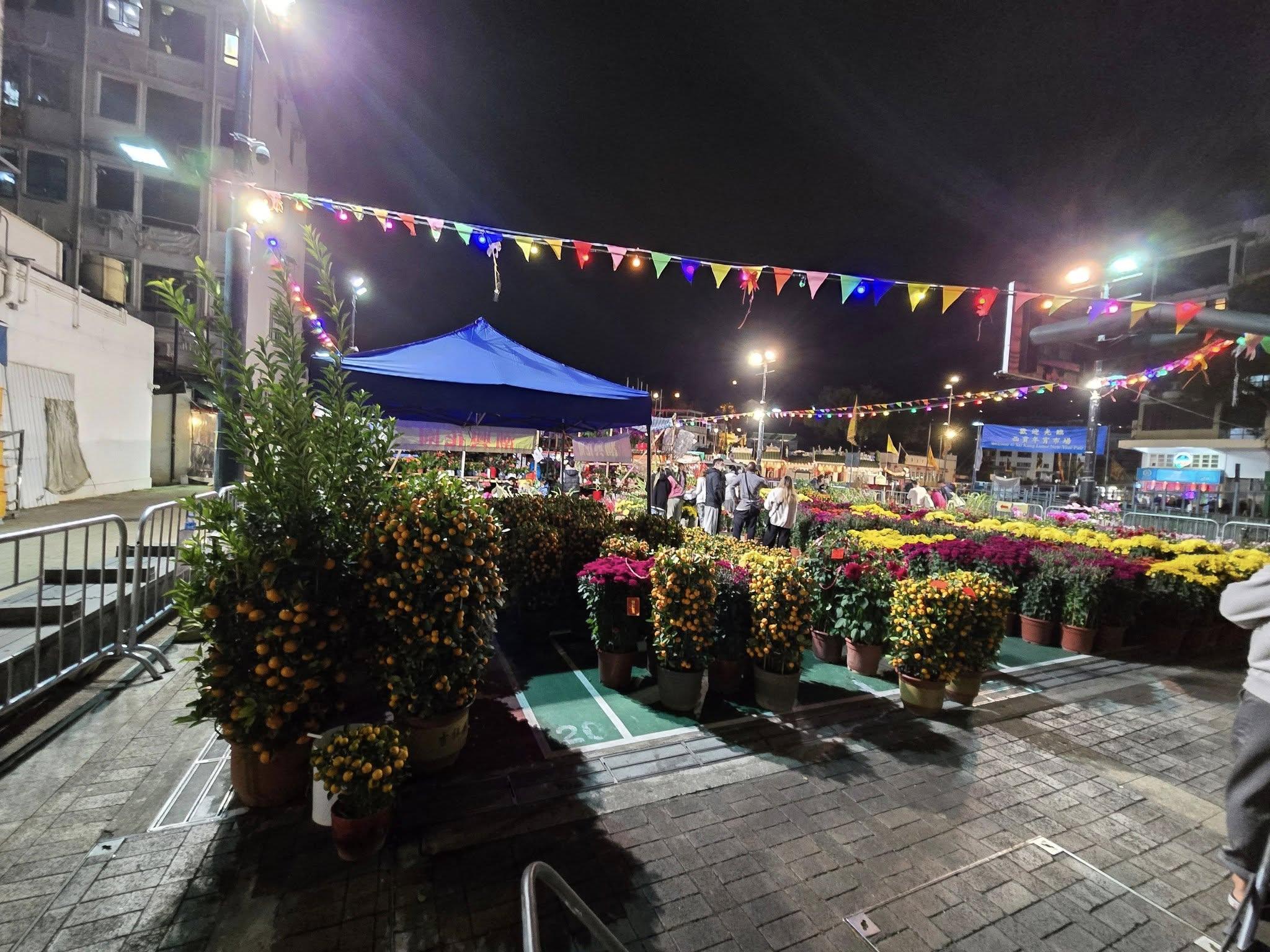 西貢萬宜遊樂場花市入場人次持續偏低,明年將會停辦。(西貢將軍澳討論區FB)