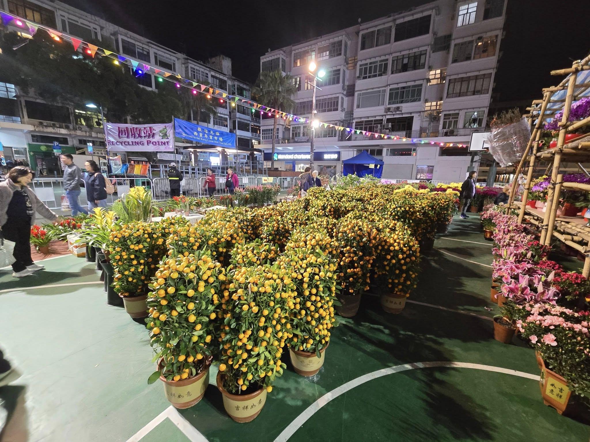 西貢萬宜遊樂場花市入場人次持續偏低,明年將會停辦。(西貢將軍澳討論區FB)