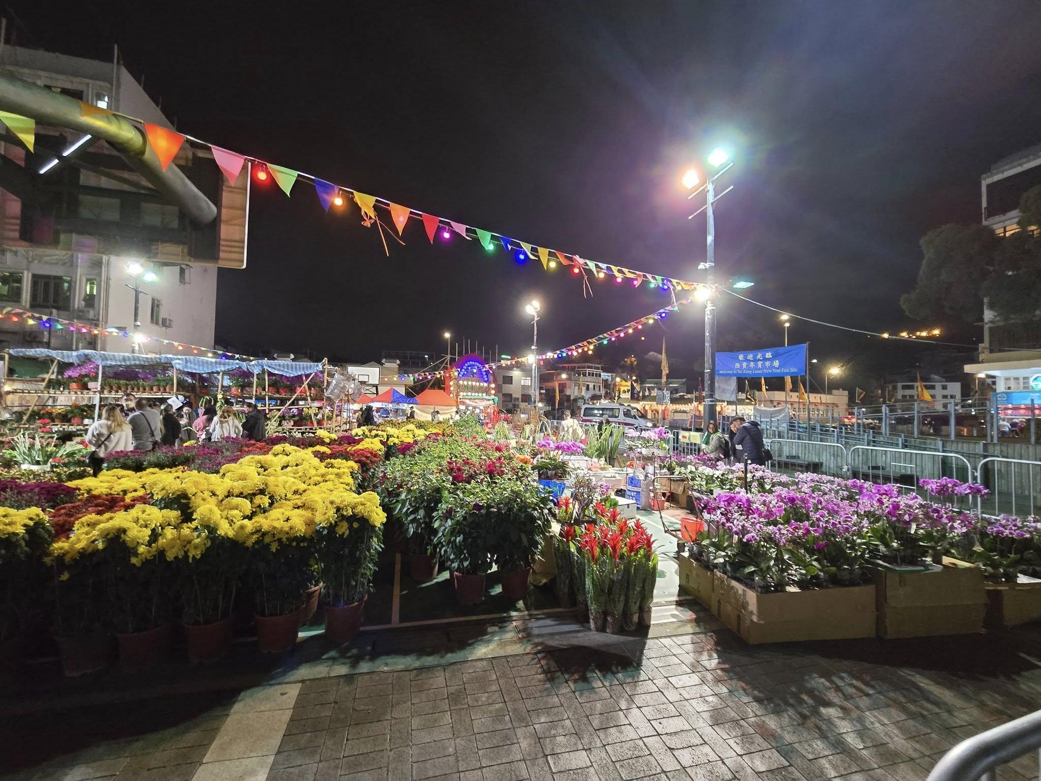 西貢萬宜遊樂場花市入場人次持續偏低,明年將會停辦。(西貢將軍澳討論區FB)