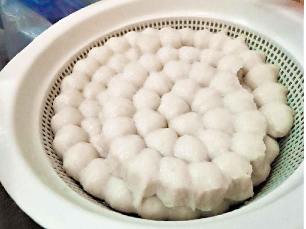 潮州白魚蛋爽彈且鮮。($130/斤)