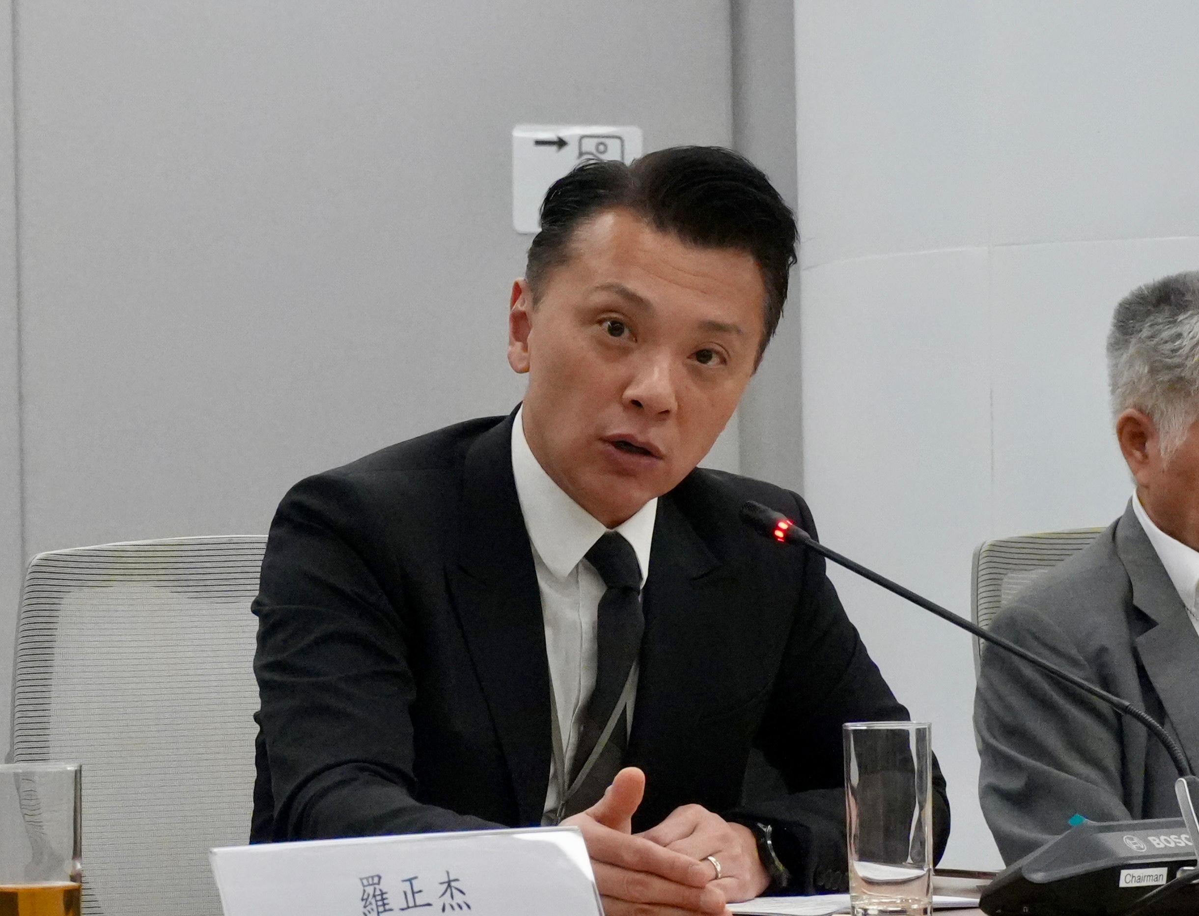 陳祖恒期望新一份施政報告繼續為行業發展注入力量