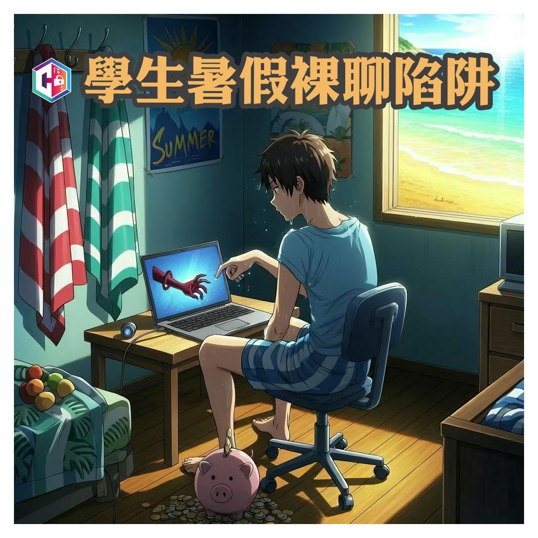 17歲仔暑假墮Telegram裸聊陷阱,最終痛失7萬元。(守網者Facebook)