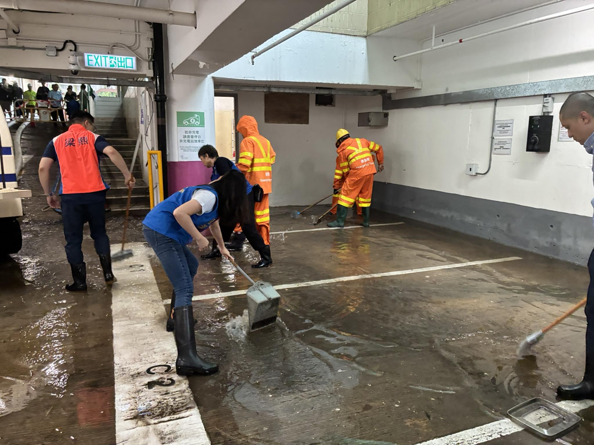 梁熙表示今早曾到柴灣環翠停車場視察。(梁熙FB)