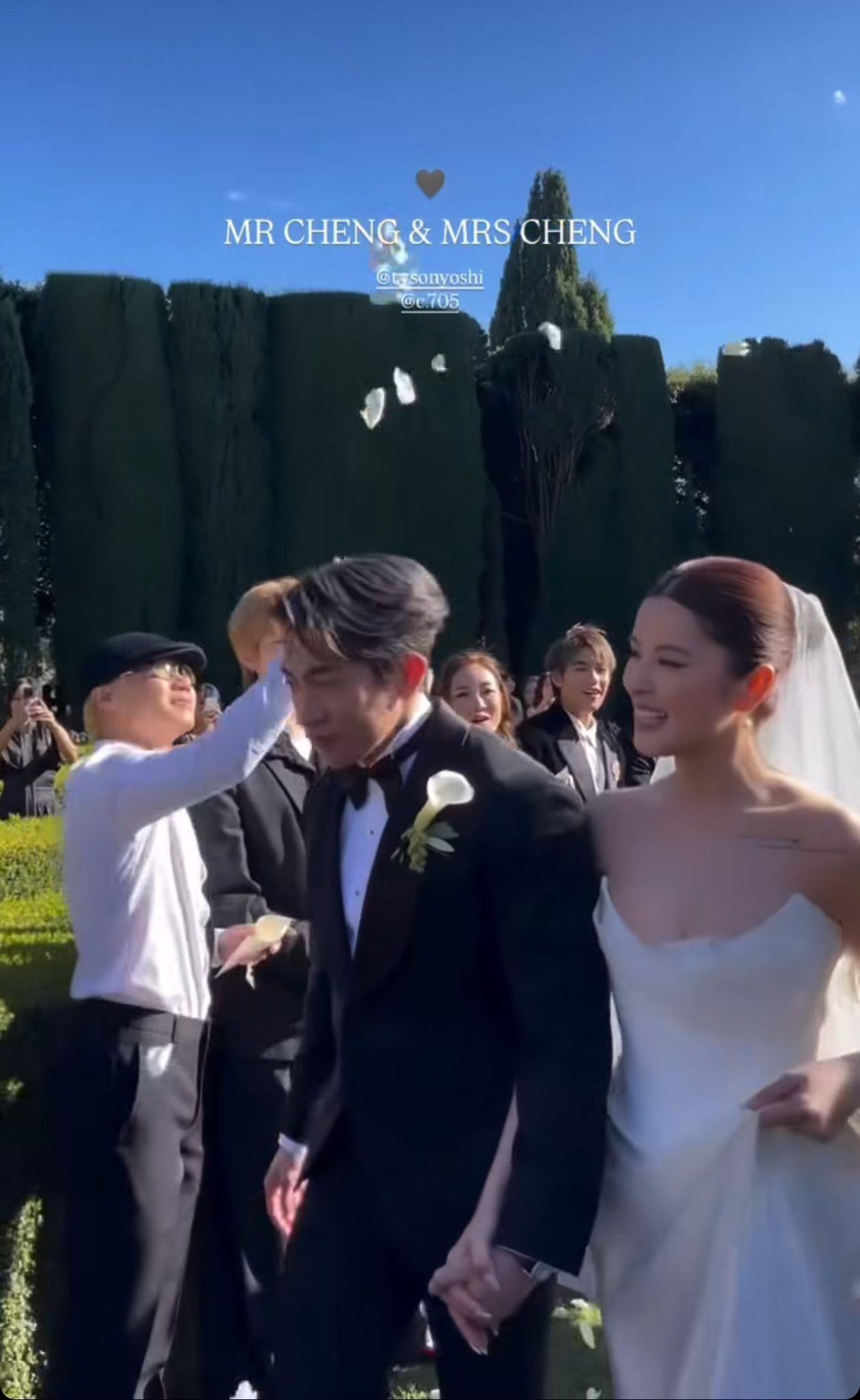 Tyson Yoshi與Christy在古雅莊園搞夢幻婚禮。