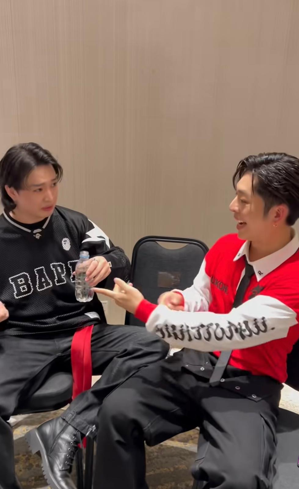 Edan額外發送兩段NG片,笑指Jer是罪魁禍首。