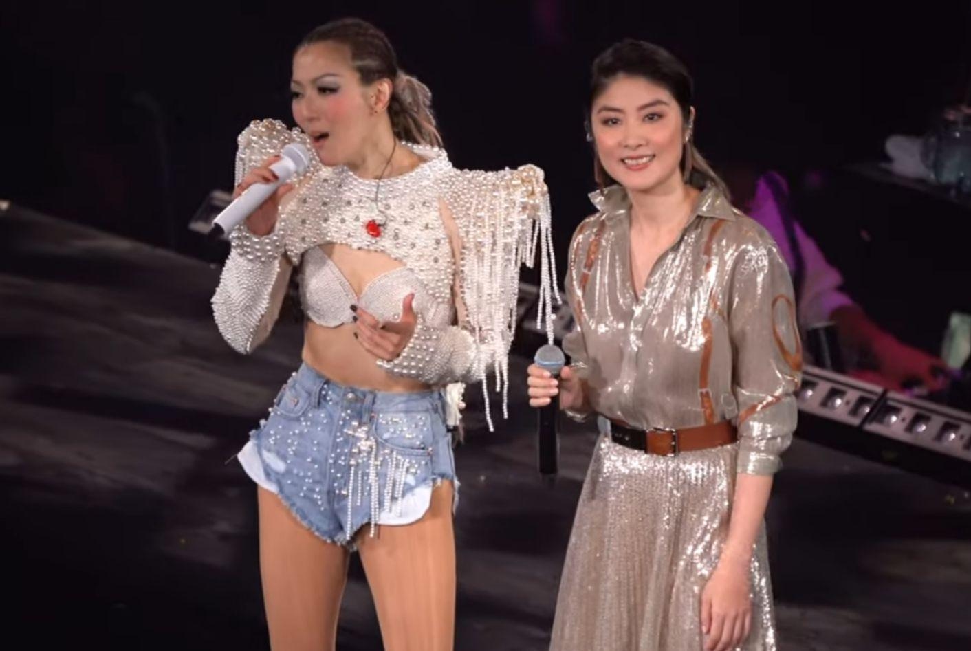 陳慧琳與鄭秀文相隔六年再同台。