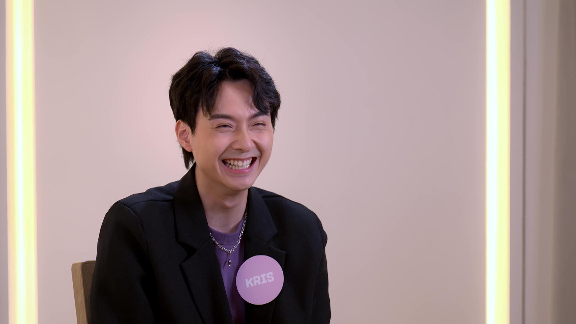 雖然呷醋,但其實Kris都係笑住向對手宣戰架。