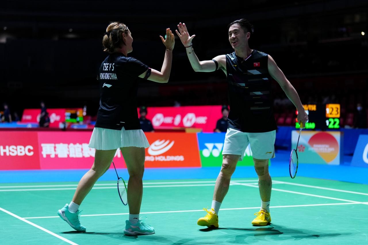 羽毛球丨鄧俊文/謝影雪闖日本賽混雙8強 伍家朗決勝局連失7分負石宇奇
