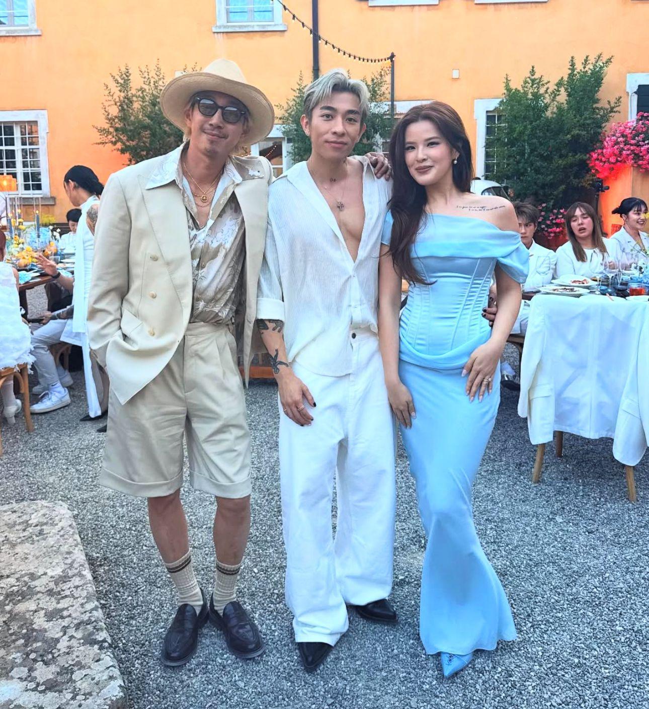 TysonYoshi昨日(8日)在意大利辦婚禮!