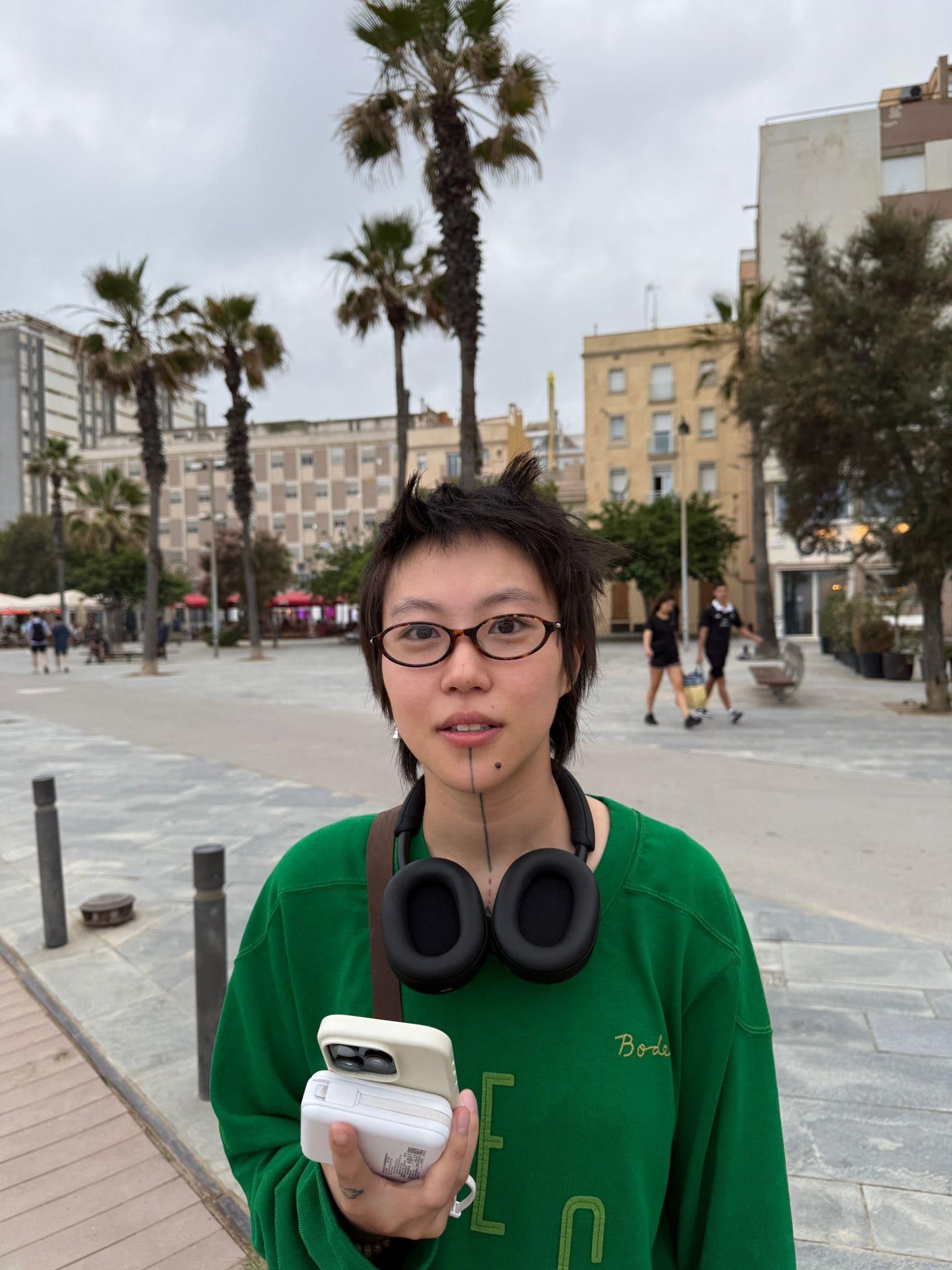 童童生活照片。