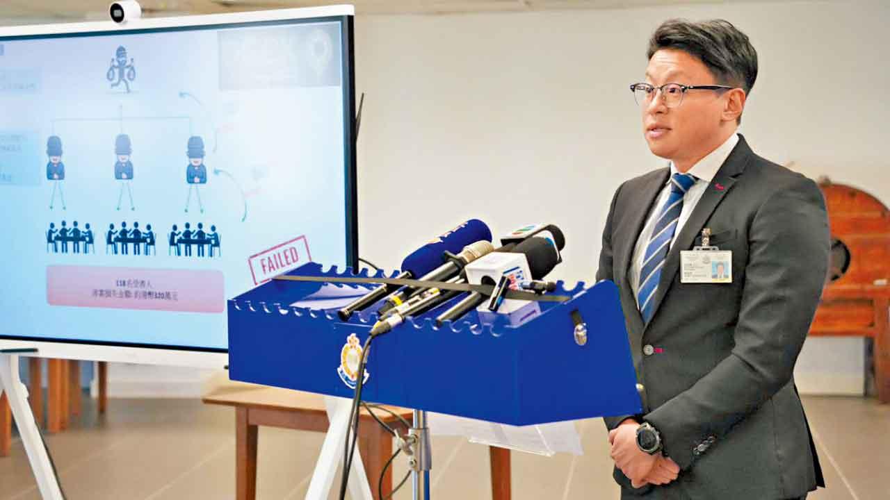 袁皓霆指,事主參與投資,其後發現程式內的投資有回報,便不虞有詐。