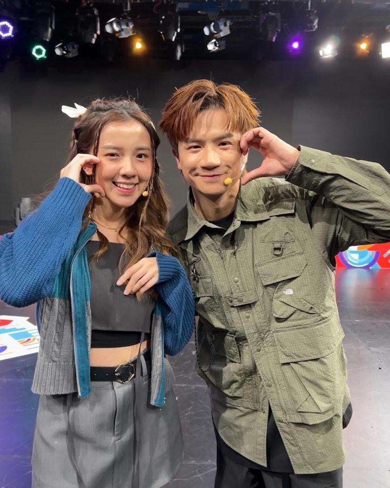 李文意去年曾與釗峰合作拍攝短片,釗峰更公開貼過二人合照。