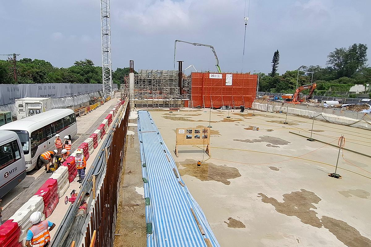 古洞站車站結構年內將平頂。