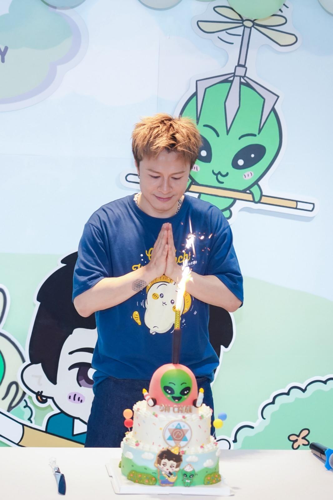 安仔在生日會上表示, 希望盡快舉行個唱。