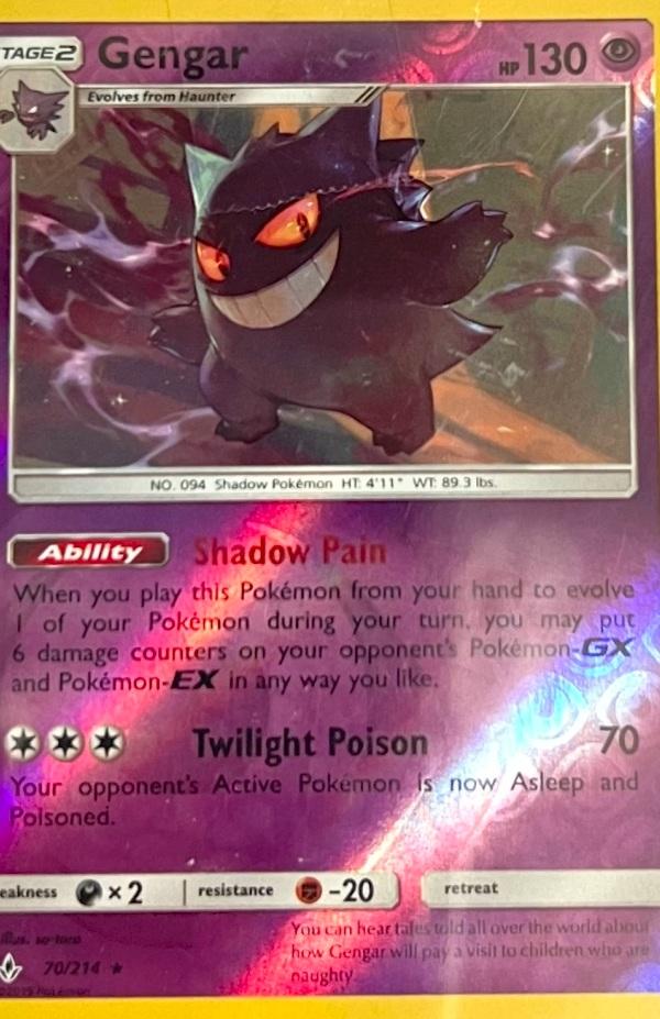 曾卓迪的「耿鬼」收藏品眾多,包括卡片、服裝、毛公仔、餐具及文具等。(Guinness World Records 網站圖片)