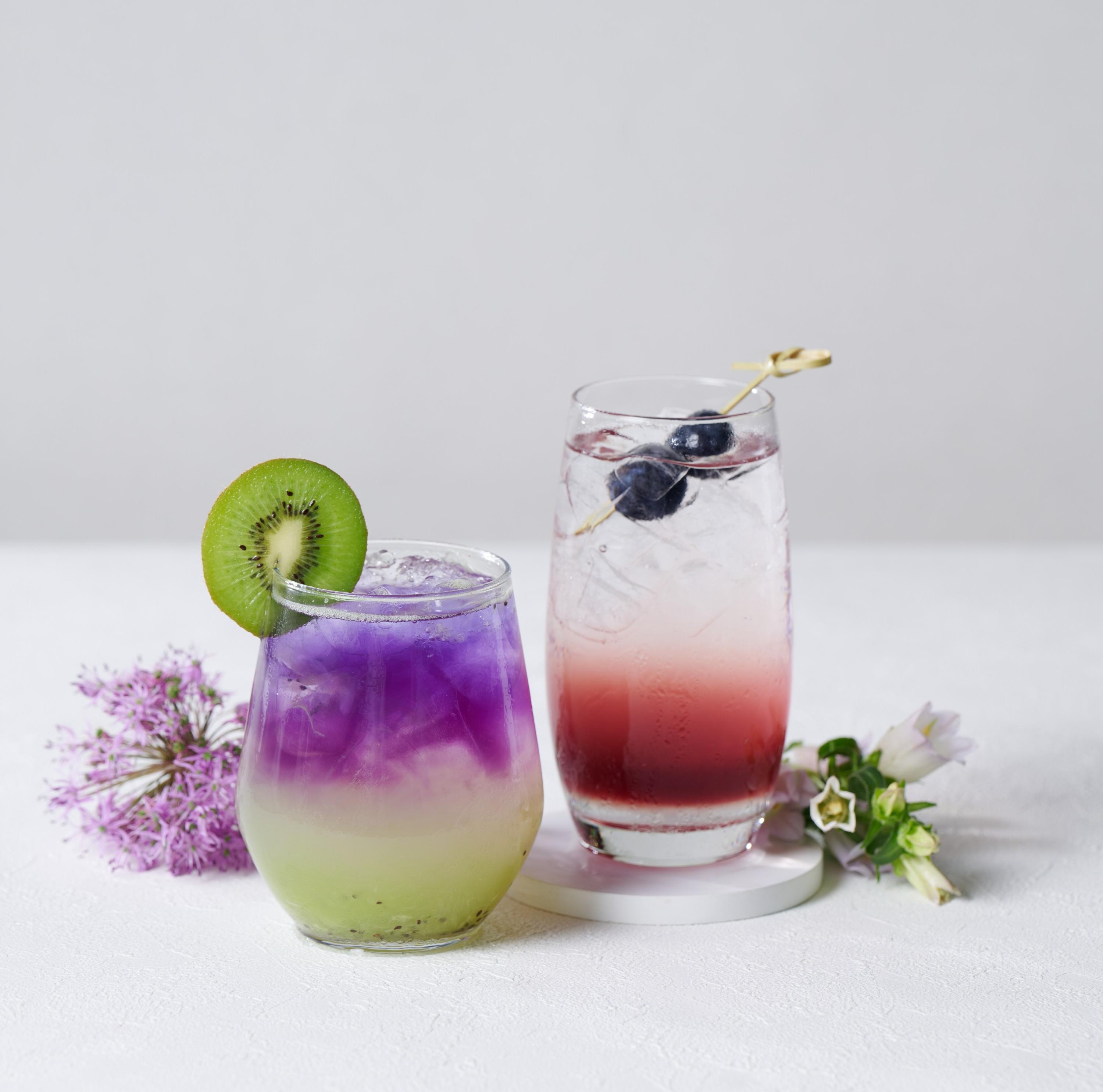 「紫漾氣泡」及「孔雀花園」