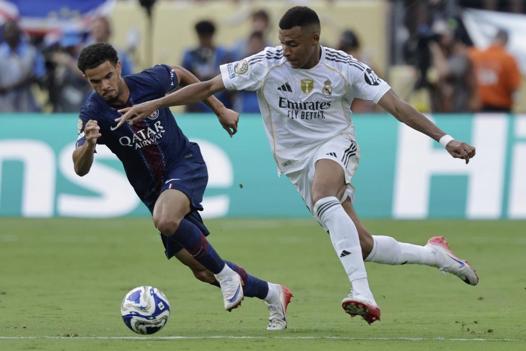 西甲|麥巴比(Kylian Mbappe)取代莫迪歷(Luka Modric) 成皇馬新10號仔。(資料圖片)