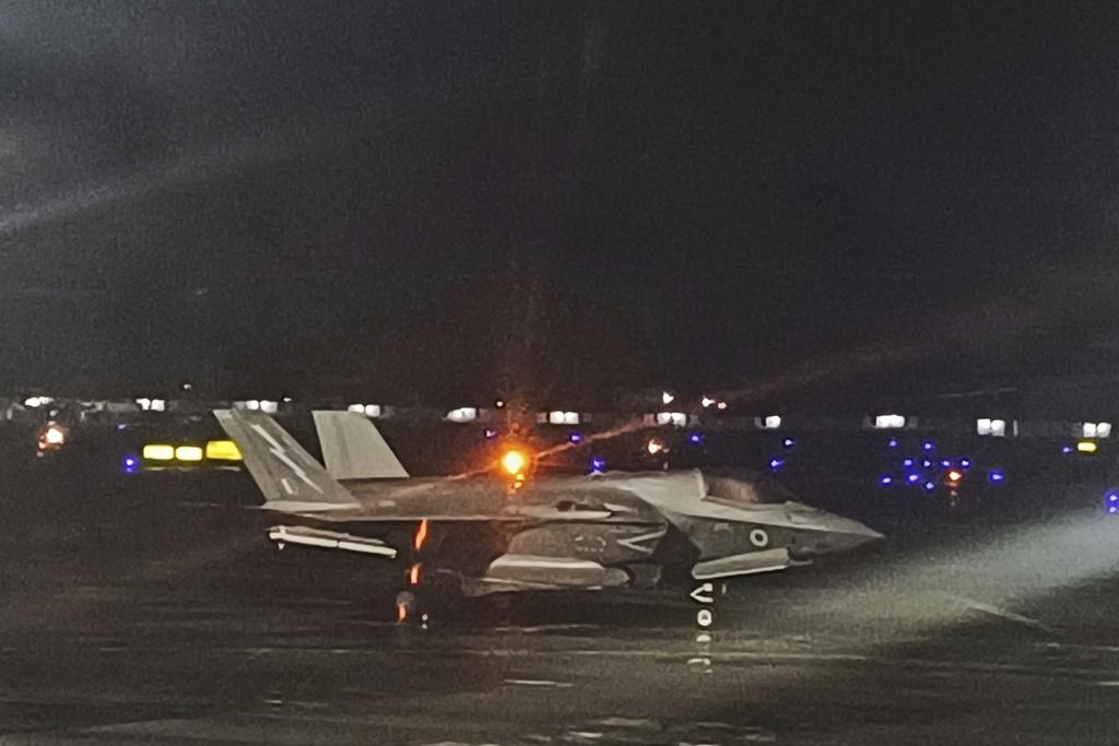 一度滯留印度的英國F-35戰機。(美聯社)