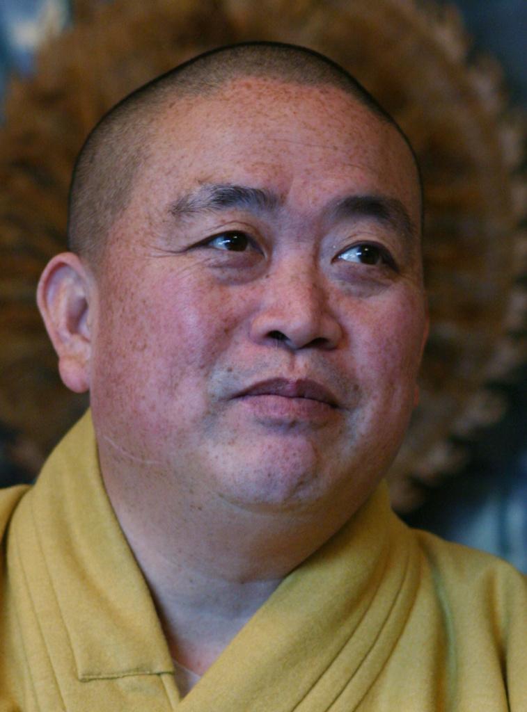 少林寺方丈釋永信。(AP)