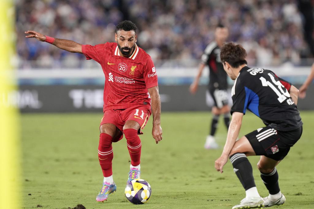 利物浦3:1羸橫濱水手。(美聯社)