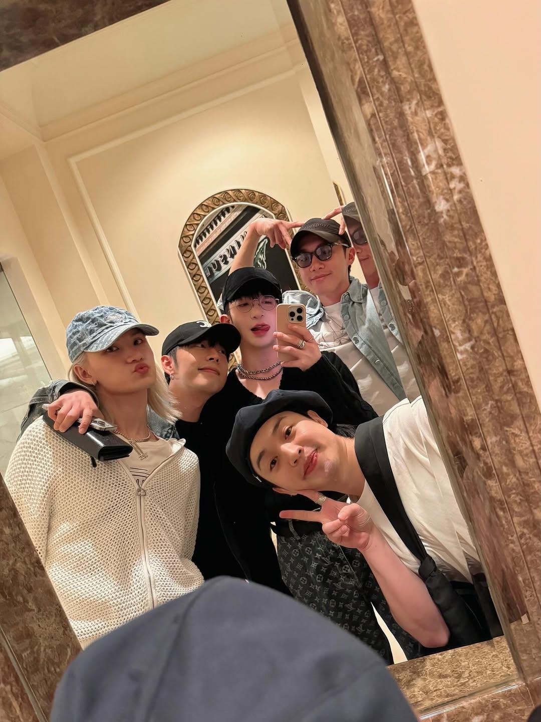 Anson Lo、Edan、Jer、Stanely和Jeremy「生日群組」終於齊人。