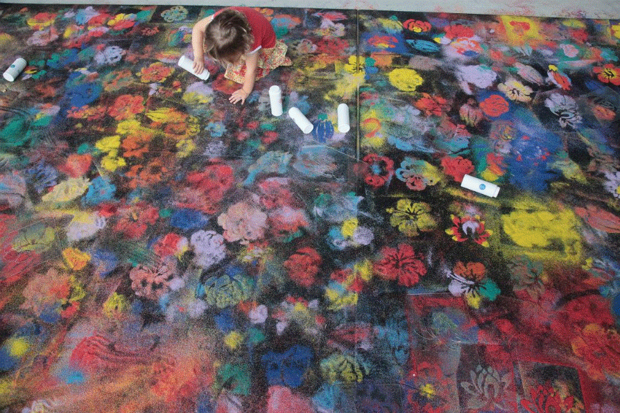 大卷伸嗣作品《迴響-無限》@澳洲亞太當代藝術三年展(2016年)。