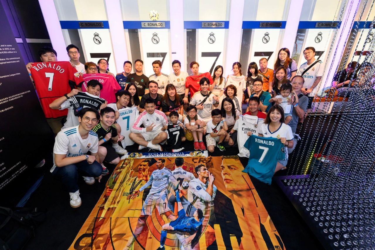C朗博物館|皇馬香港球迷會到訪 近百球迷齊穿7號球衣