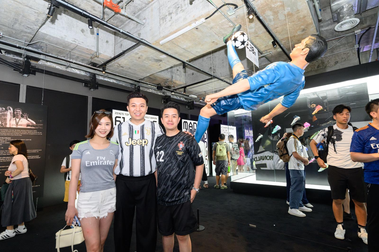 C朗博物館|皇馬香港球迷會到訪,亦有人穿上祖雲達斯球衣。