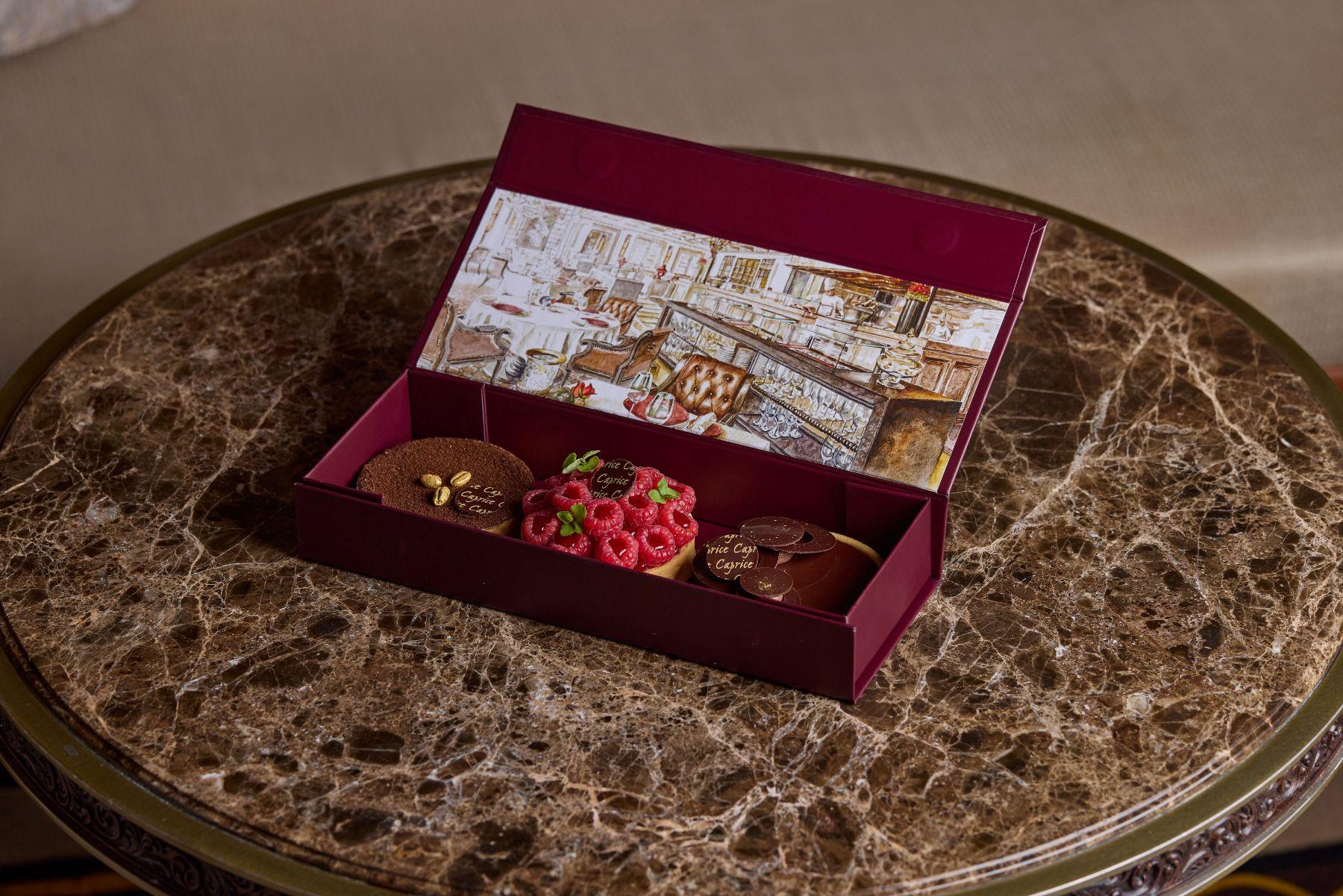 禮盒法式設計精美優雅,三件裝$338(各口味一件)