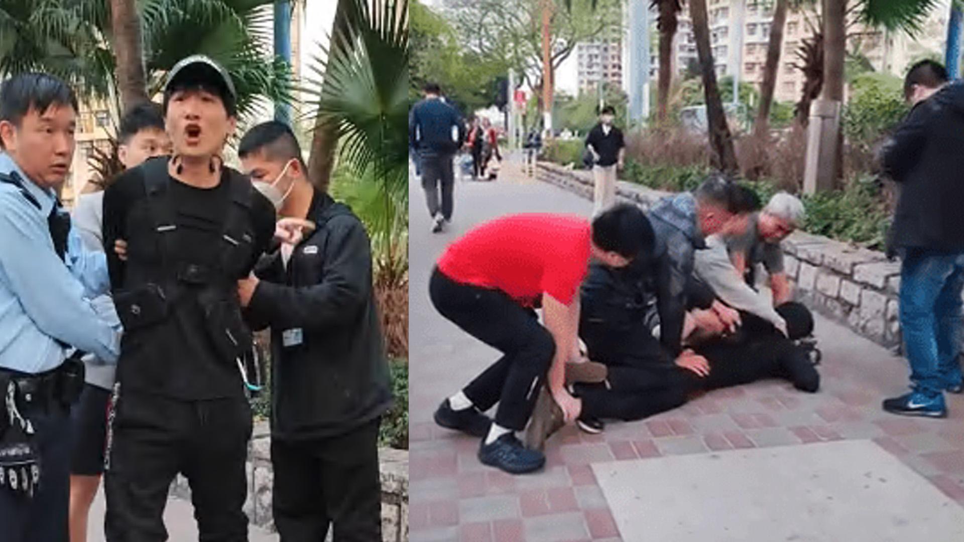 周永恒今年3月在天水圍天湖路樂湖花園對開的行人路上,非法使用電動平衡車(俗稱「風火輪」)被捕,今早(17日)在屯門裁判法院承認控罪,被判罰款1500元、及取消駕駛資格一年。(影片截圖)