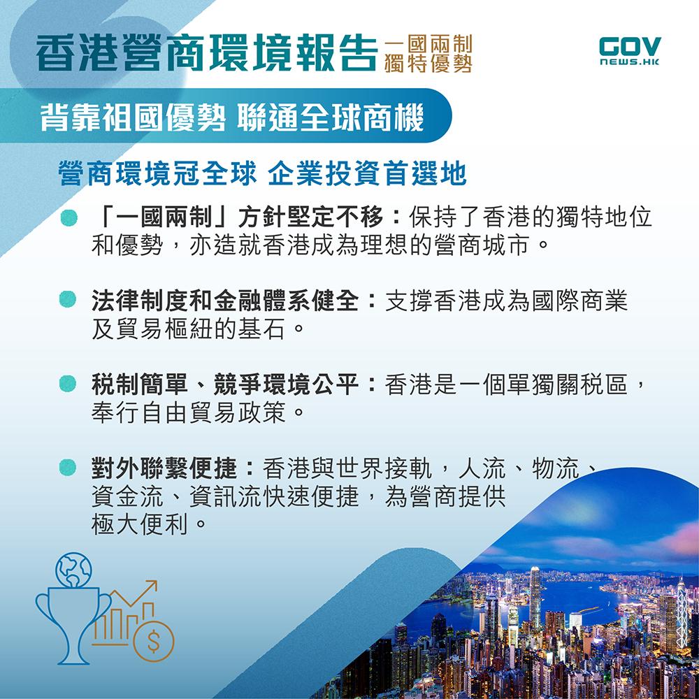 香港營商環境報告|一國兩制 獨特優勢(添馬台)
