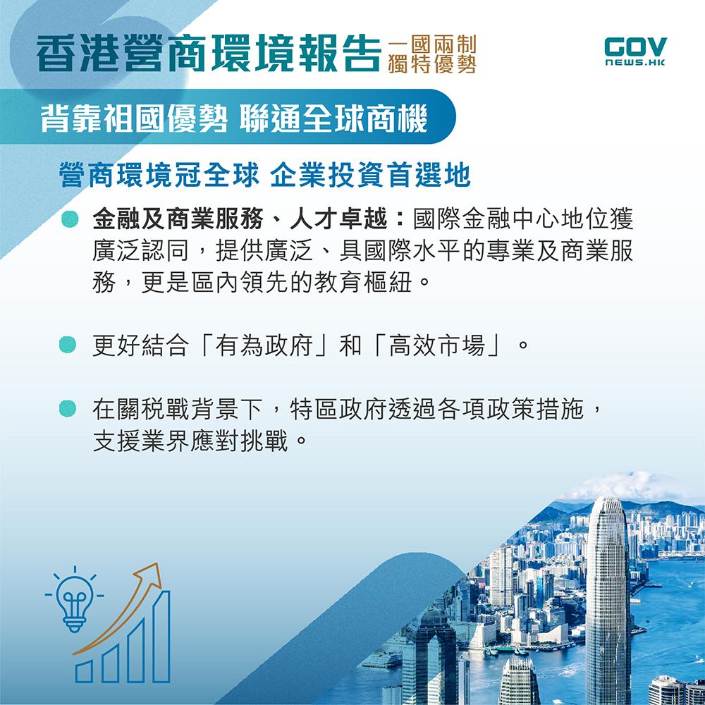 香港營商環境報告|一國兩制 獨特優勢(添馬台)