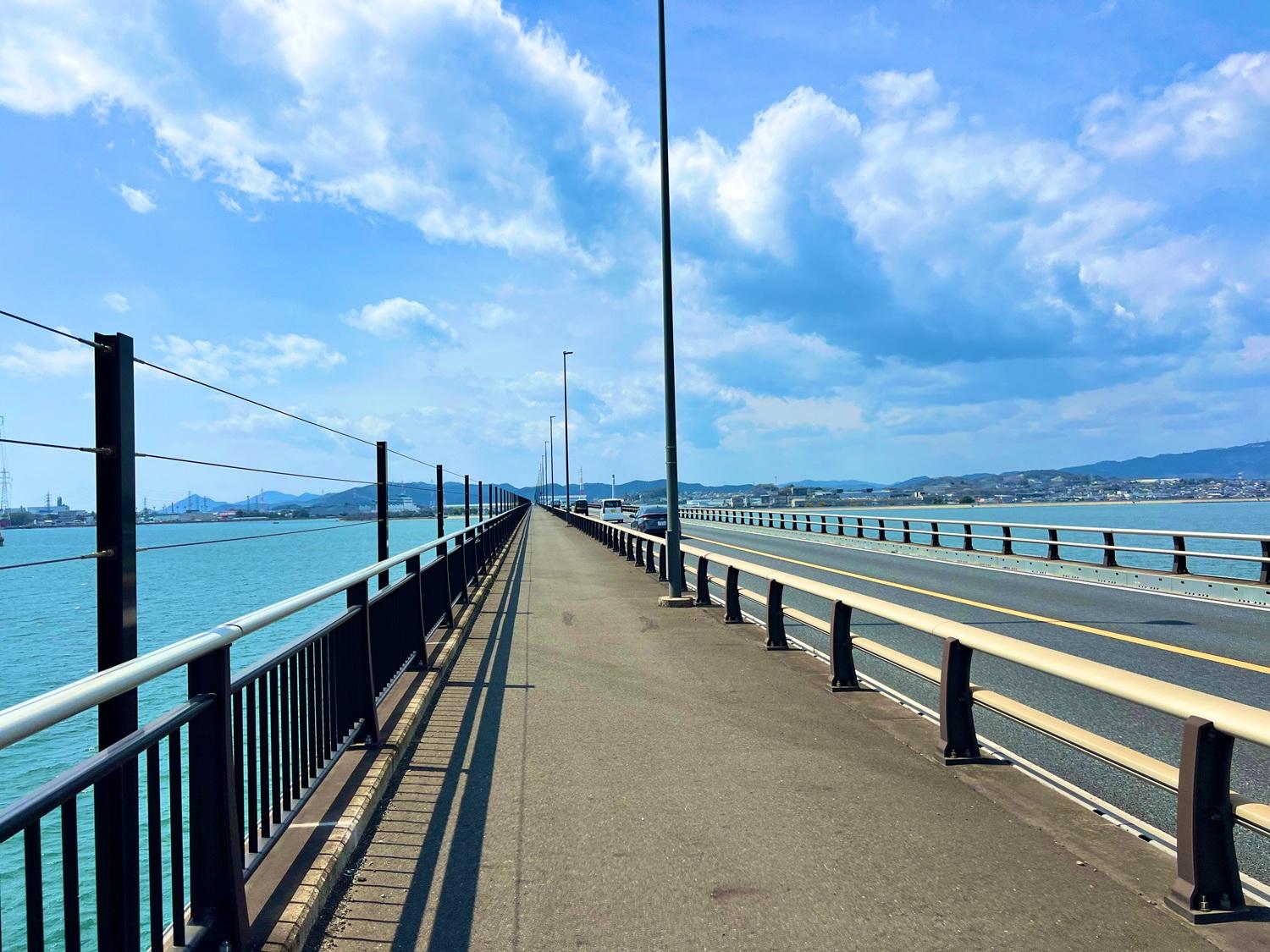 日本岡山倉敷港大橋。(網上圖片)