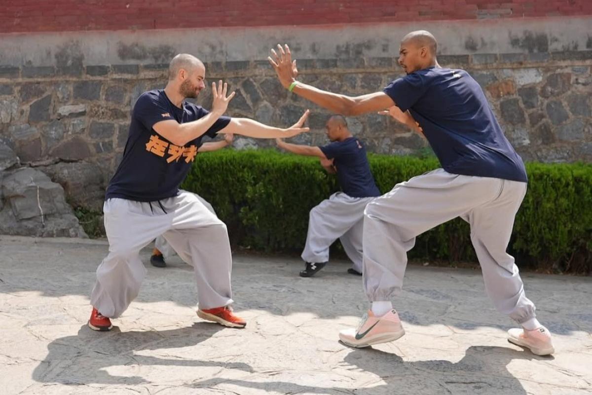 雲班耶馬在少林寺學功夫。(網上圖片)