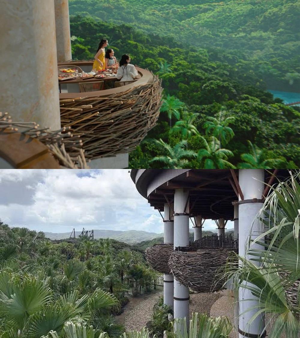 網民比較樂園的宣傳片及現實差距。(網上圖片)