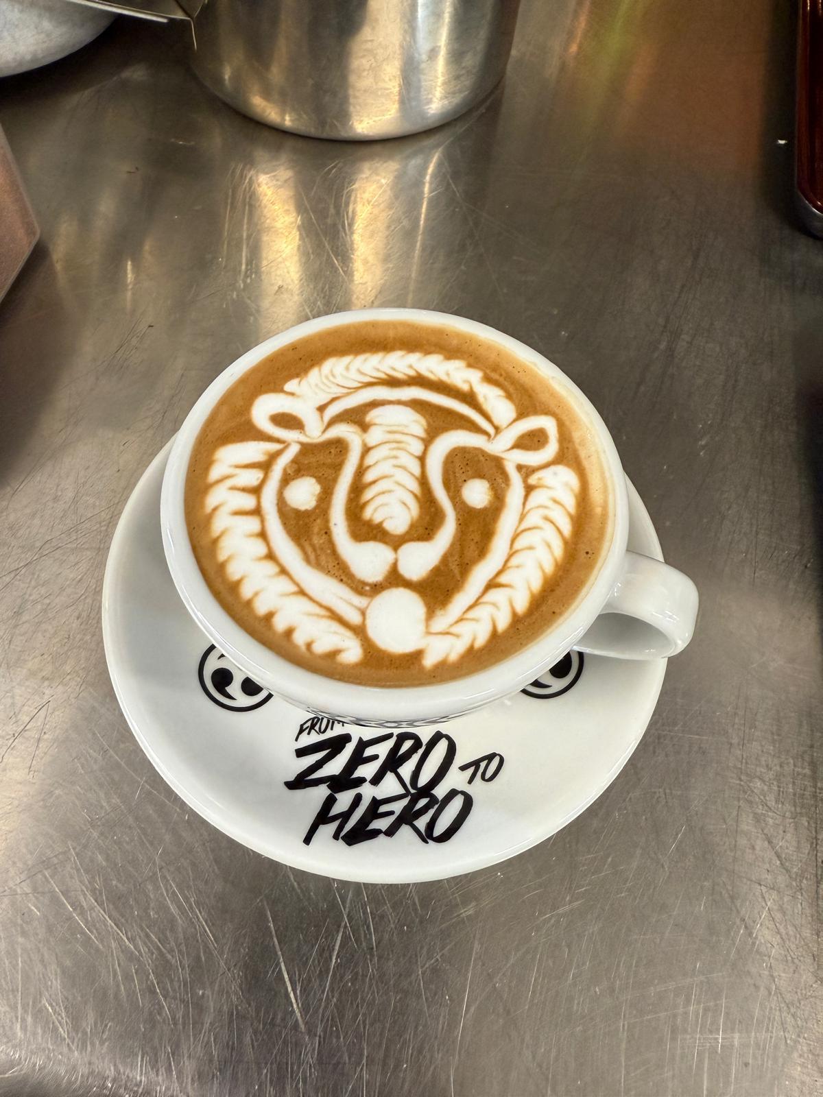 馬圖案Latte art(Hiuki提供相片)