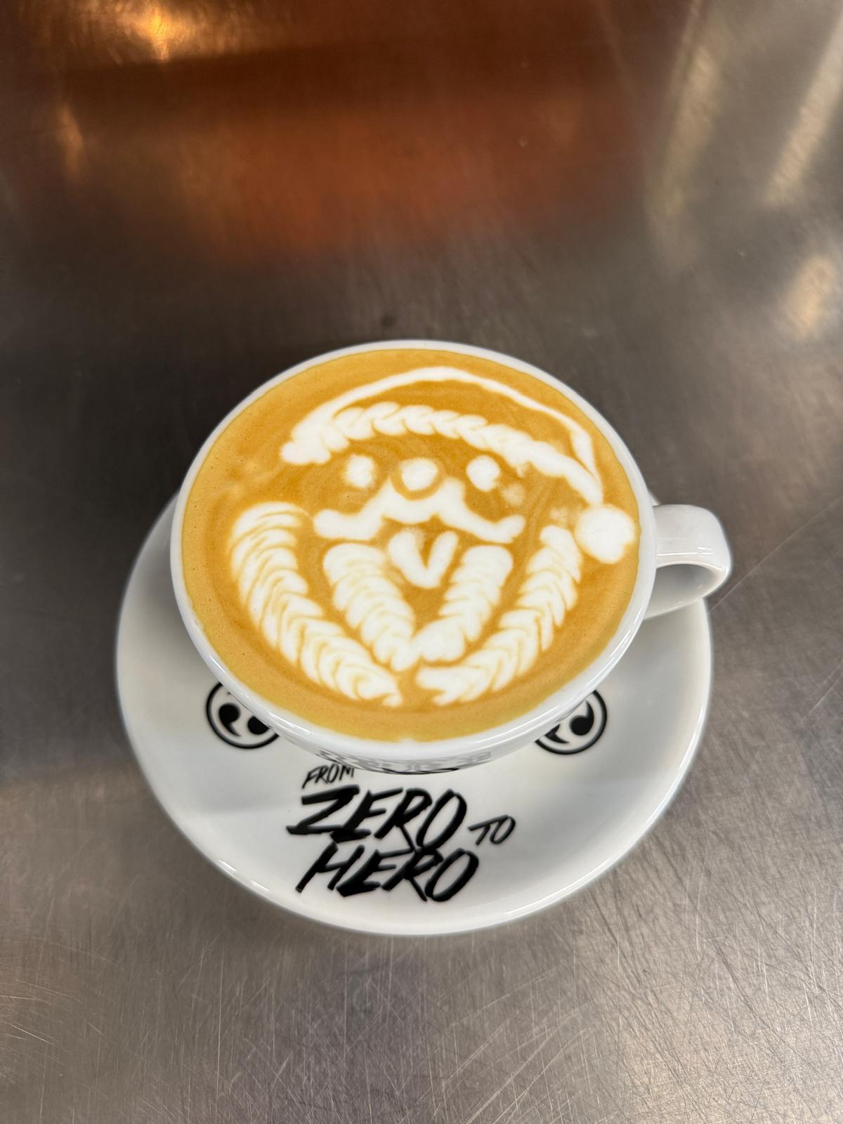 聖誕老人Latte art(Hiuki提供相片)