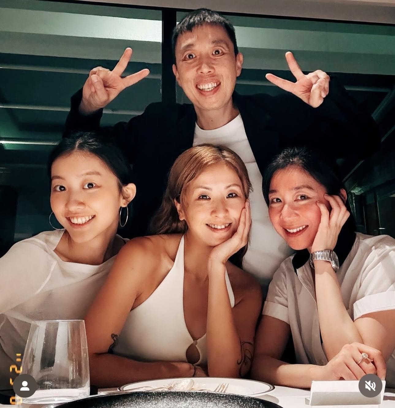 徐濠縈帶20歲陳康堤出席圈中飯聚。