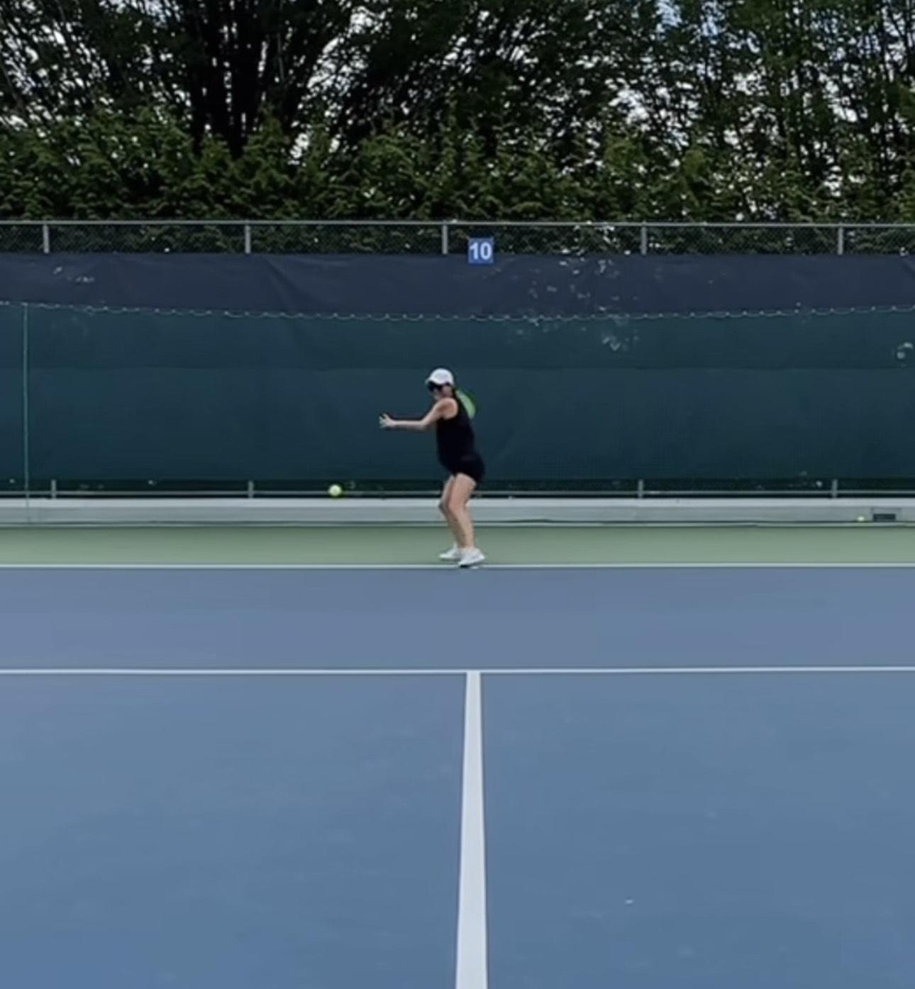 謝婷婷的球技實力驚人。