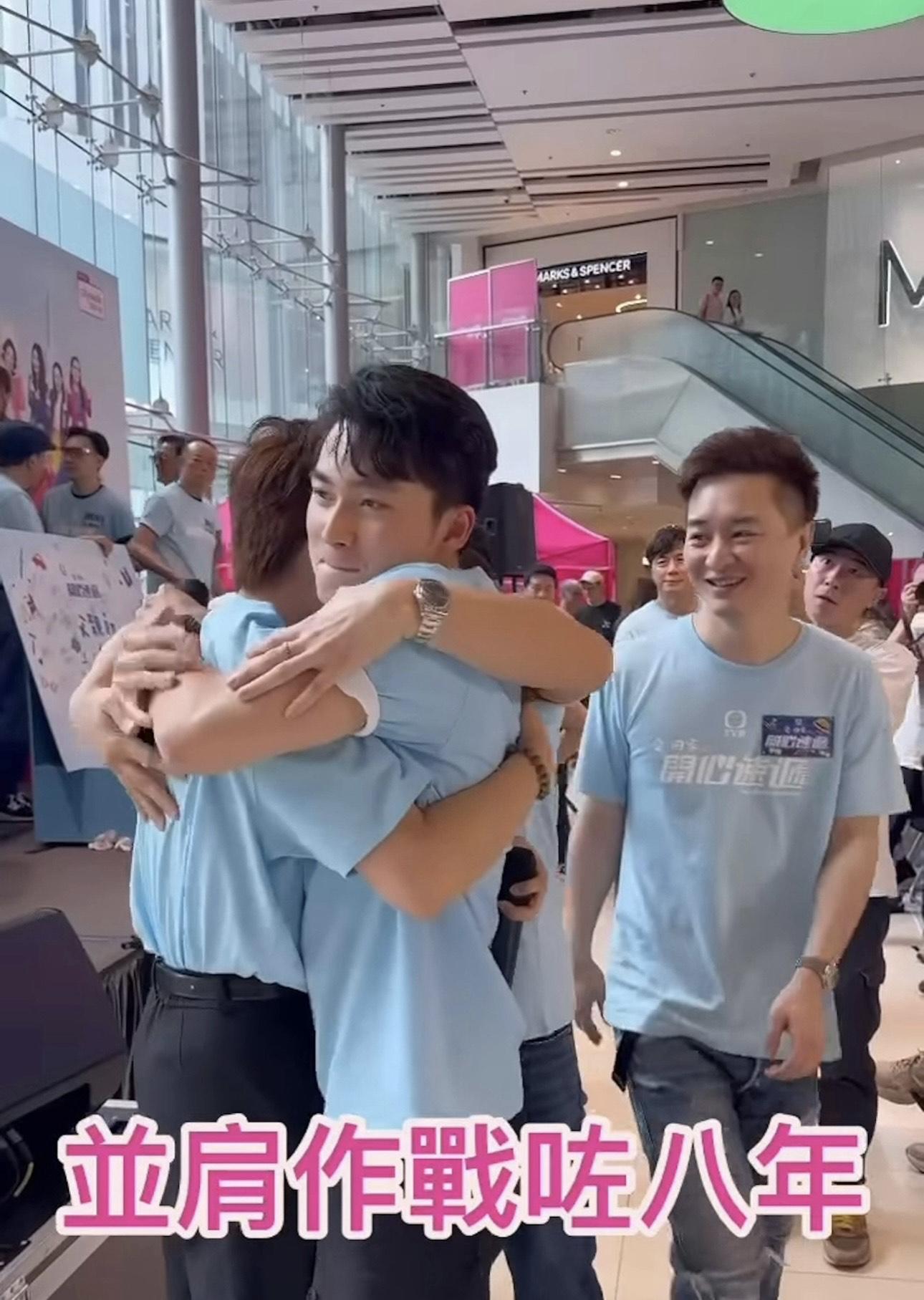 阮政峰表示很開心跟一班戰友並肩作戰了8年。