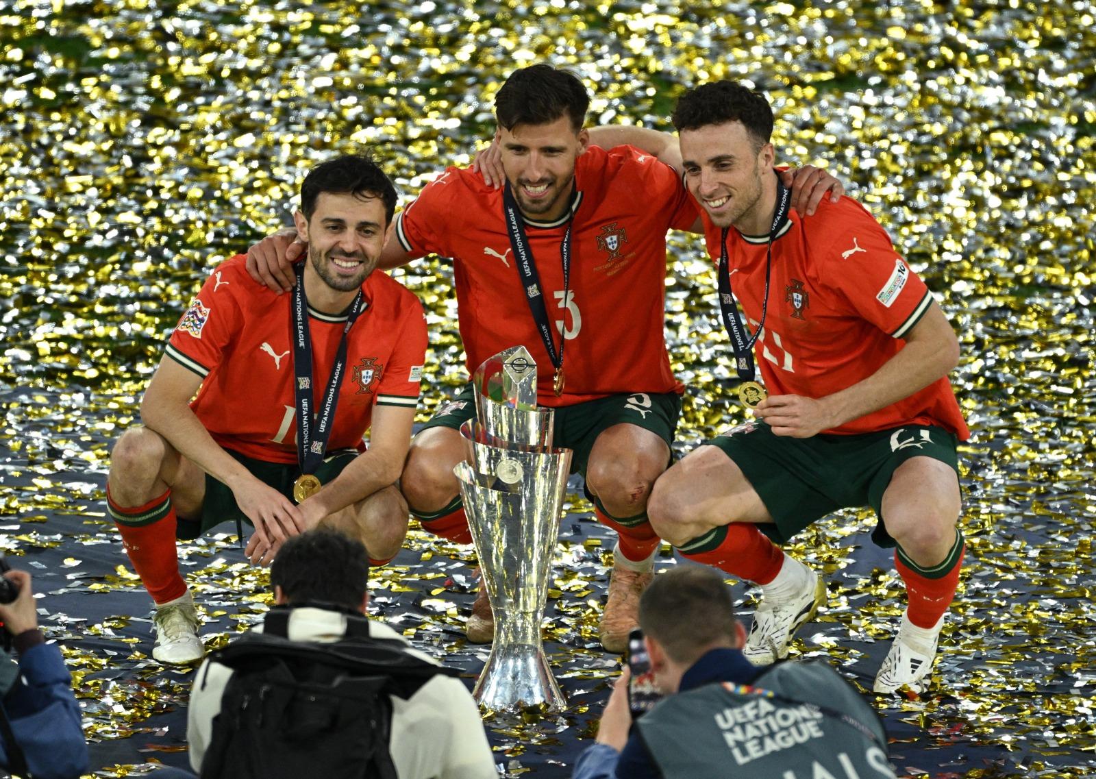 迪亞高祖達(Diogo Jota)為葡萄牙贏得2屆歐國聯冠軍。(資料圖片)