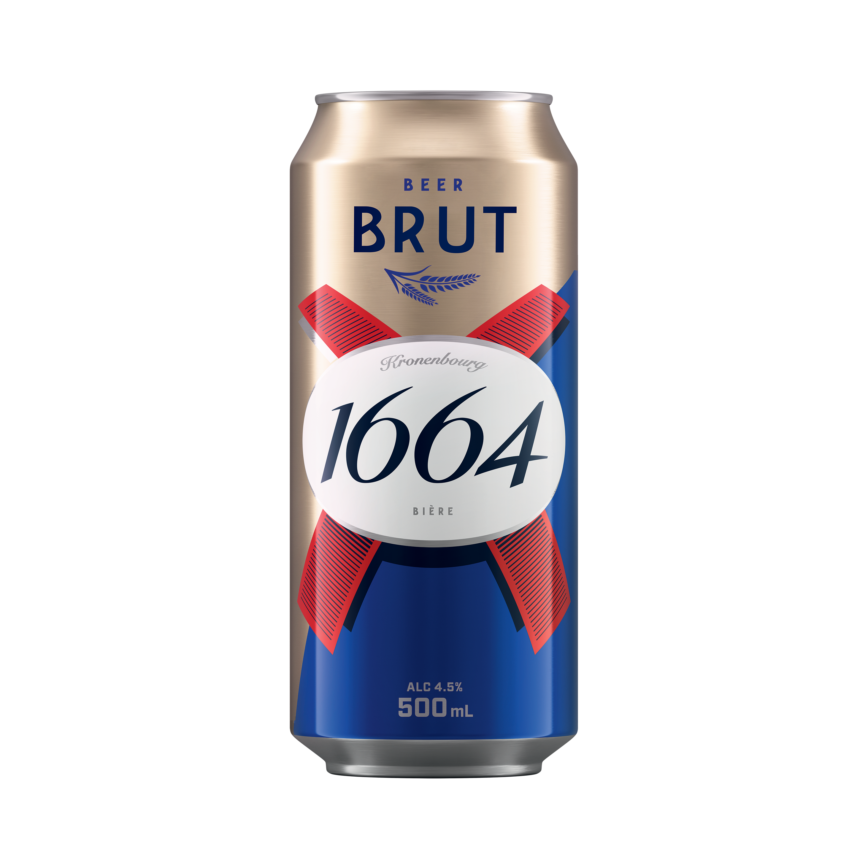 K1664 白啤酒 / BRUT 法藍拉格啤酒 500 毫升大罐裝 (以 2,000 yuu 積分兌換,即 $10 / 罐)