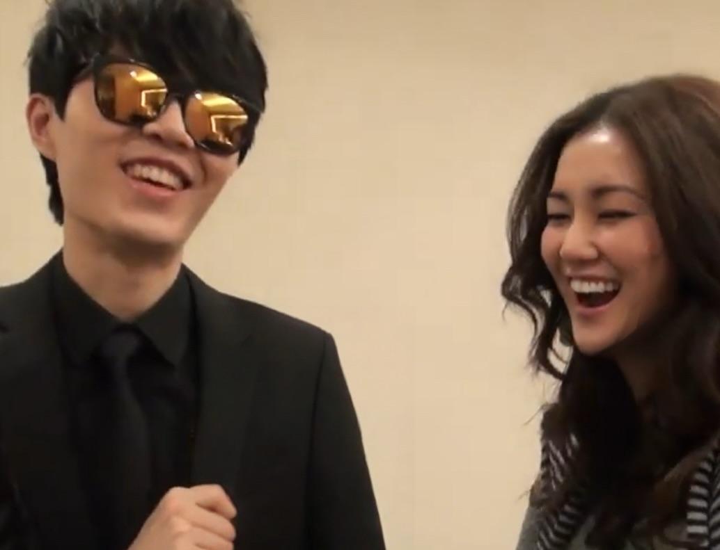 謝安琪在方大同生忌當天發文悼念,po兩人昔日開心合照。