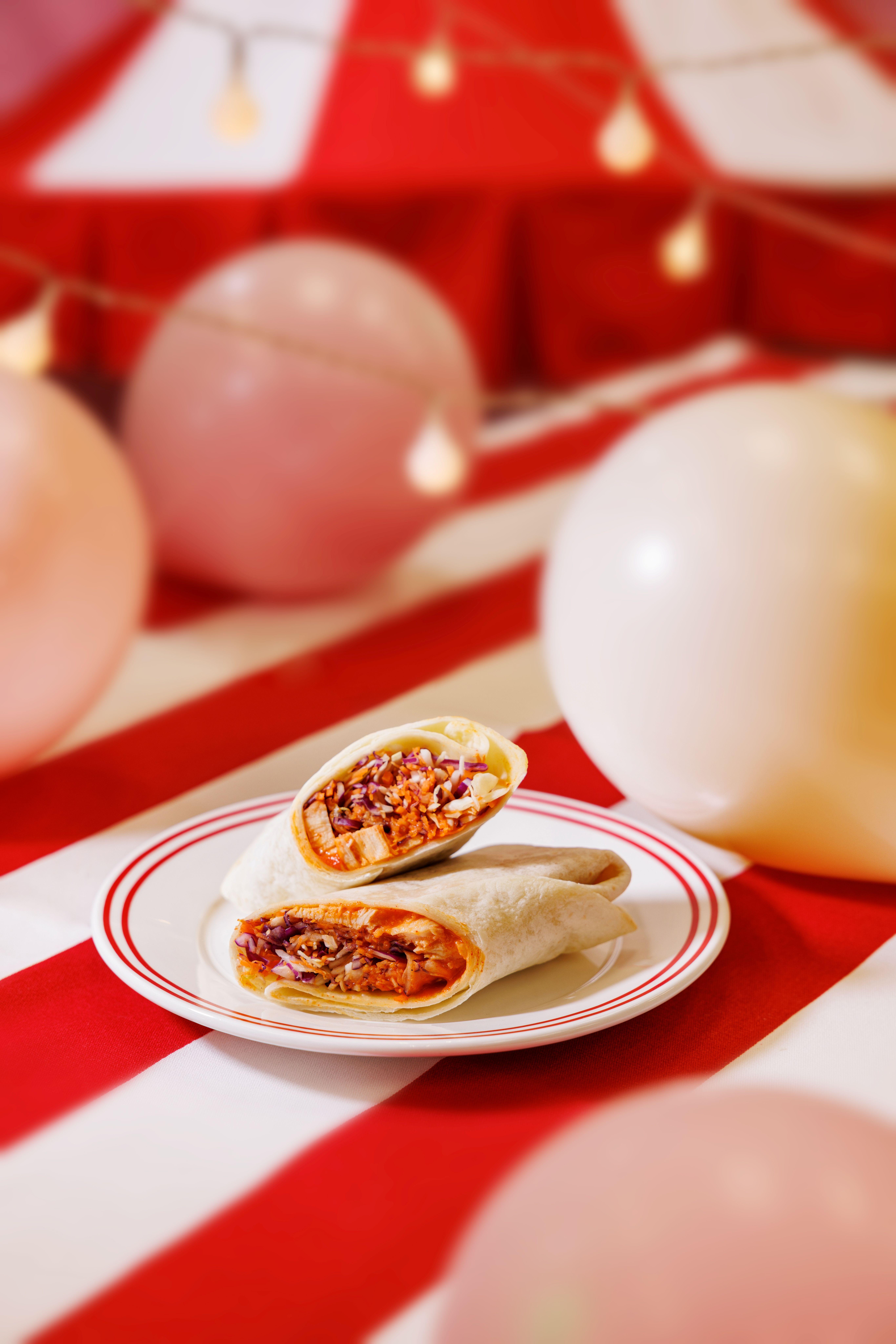 韓式辣醬雞肉卷