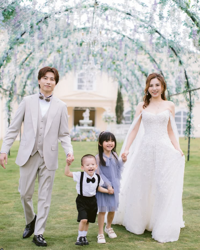 羅力威迎娶太太雨僑後,家庭美滿兼育有一對子女。