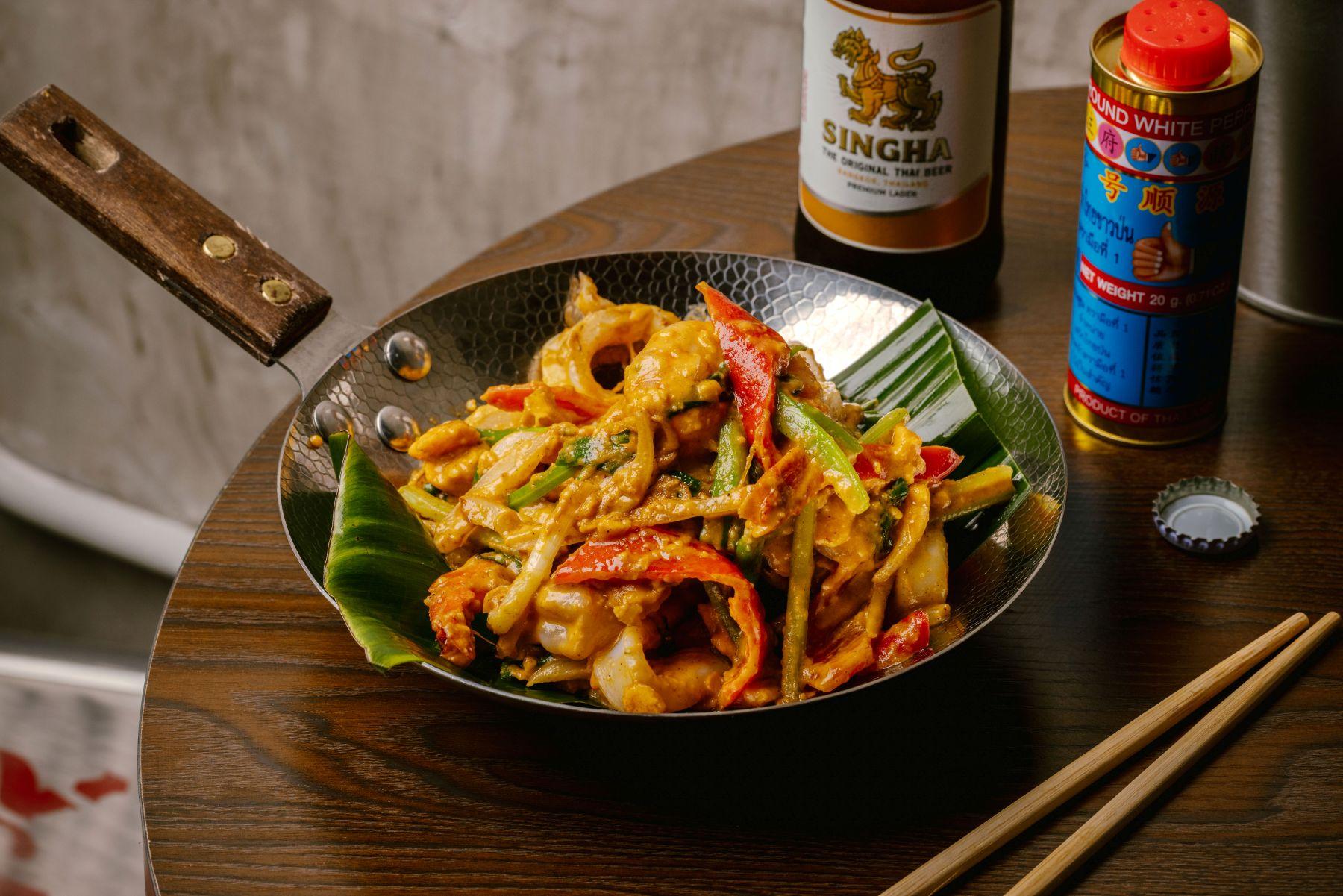 黃金虎蝦鮮魷$138